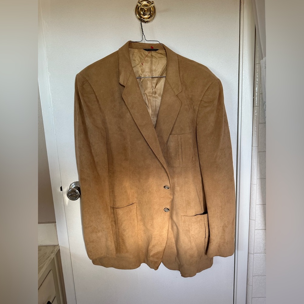 Suade over sized coat